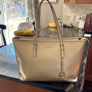 Michael Kors Large Gold Tote